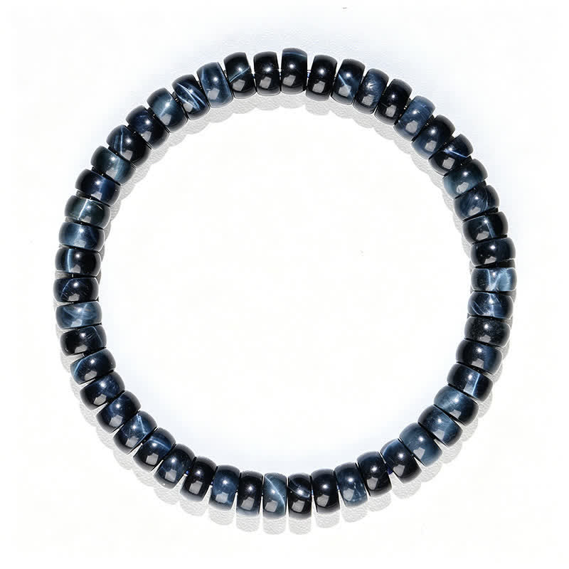 Buddha Stones Armband met blauwe tijgeroog kralen en positieve eigenschappen - image 7