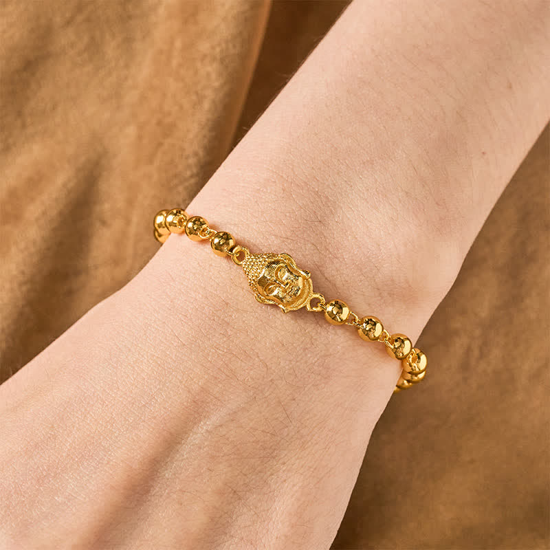 Buddha Stones Koperen Boeddha kralen Armband voor sereniteit - image 3