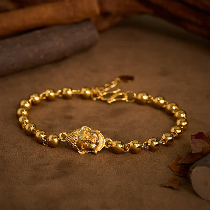 Buddha Stones Koperen Boeddha kralen Armband voor sereniteit - image 2