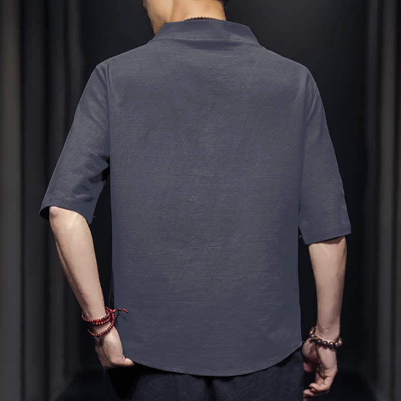 Buddha Stones Casual zomerhemd met halflange Mouwlengte , Overhemden met Korte mouw - image 18