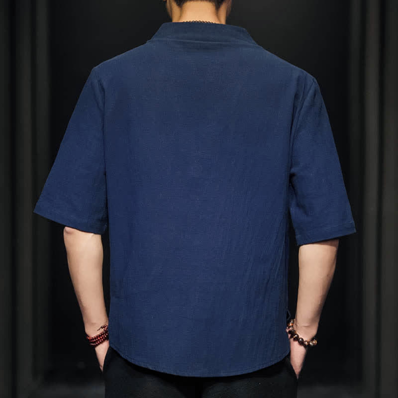 Buddha Stones Casual zomerhemd met halflange Mouwlengte , Overhemden met Korte mouw - image 26
