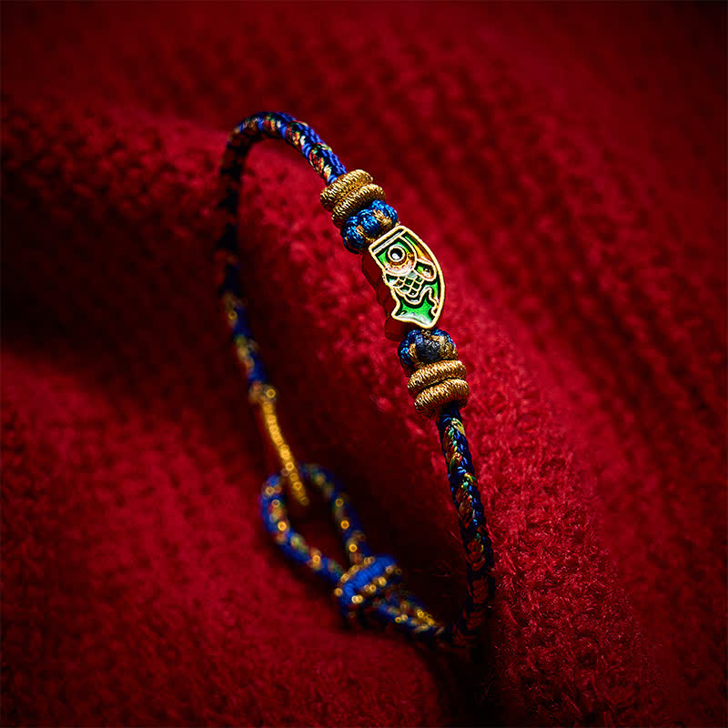 Buddha Stones Handgeweven armband van touw met koi-vismotief . - image 18
