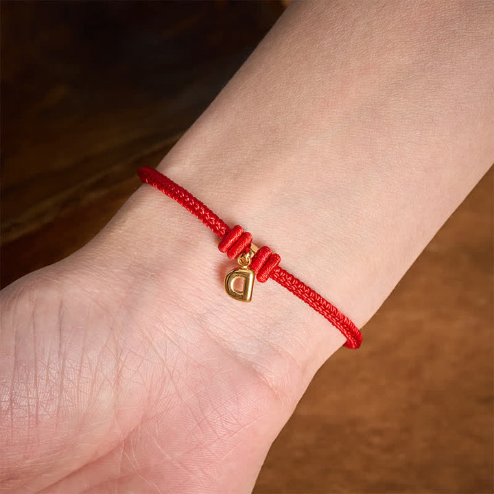Buddha Stones Titanium stalen Armband met rode letter en geloofsboodschap - image 24