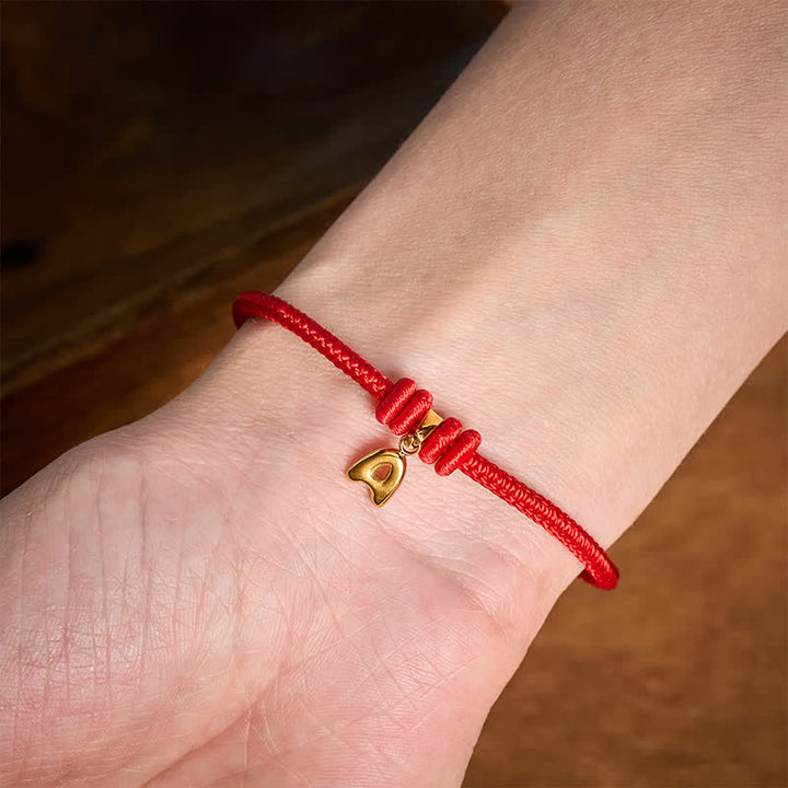 Buddha Stones Titanium stalen Armband met rode letter en geloofsboodschap - image 9