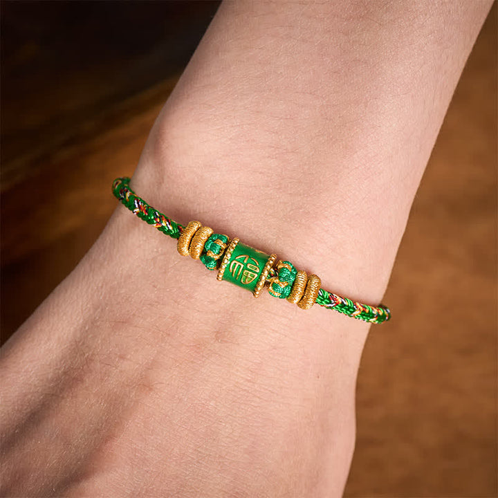 Buddha Stones Fu-figuur groene armband Armband - image 4