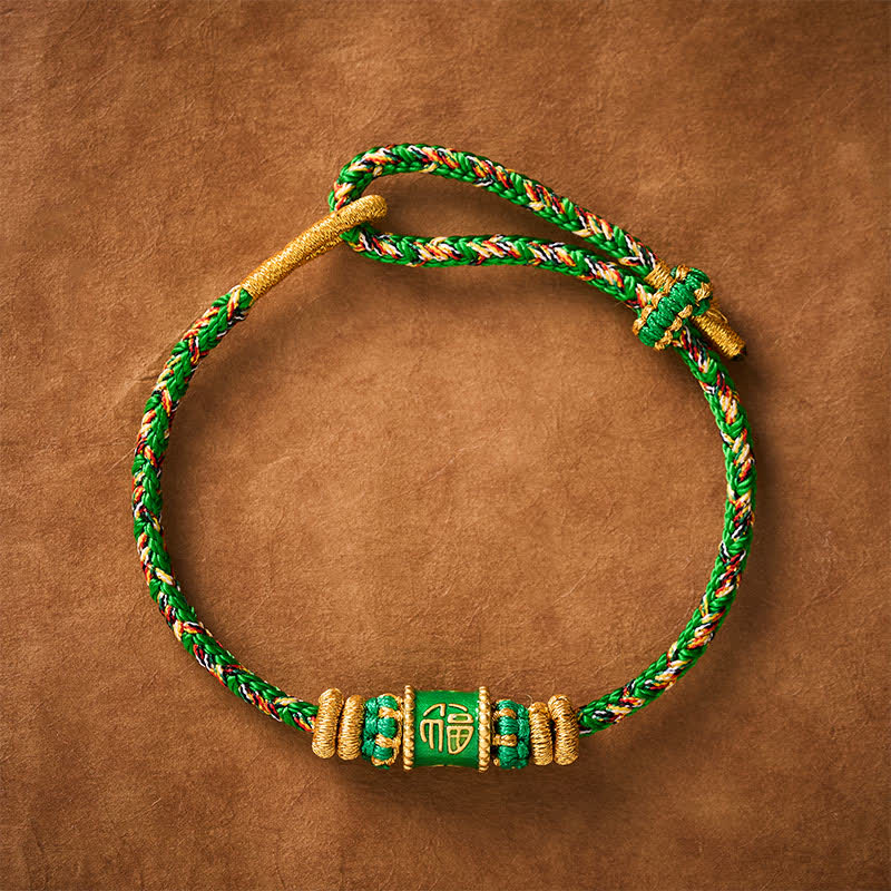 Buddha Stones Fu-figuur groene armband Armband - image 1