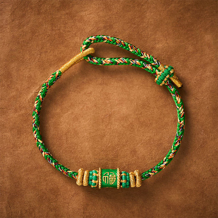 Buddha Stones Fu-figuur groene armband Armband - image 1