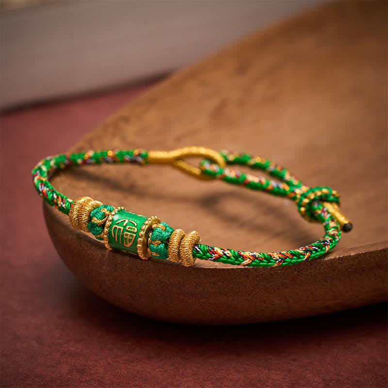 Buddha Stones Fu-figuur groene armband Armband - image 3