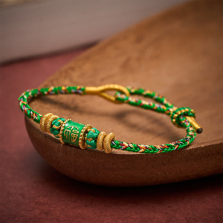 Buddha Stones Fu-figuur groene armband Armband - image 3