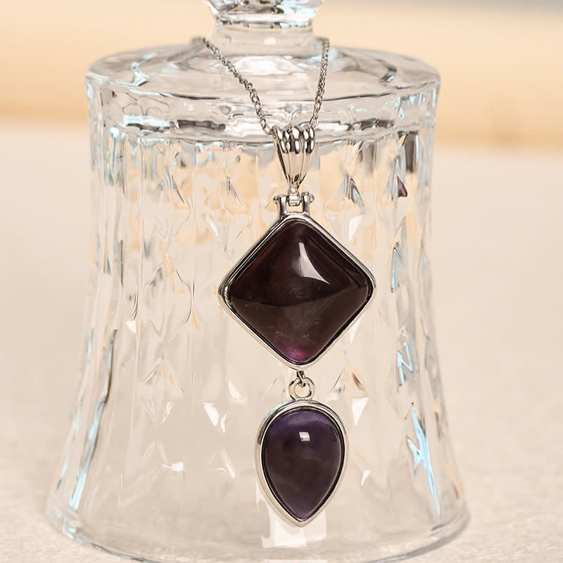 Buddha Stones Natuurstenen opaal dubbele hanger rustgevende Ketting - image 8