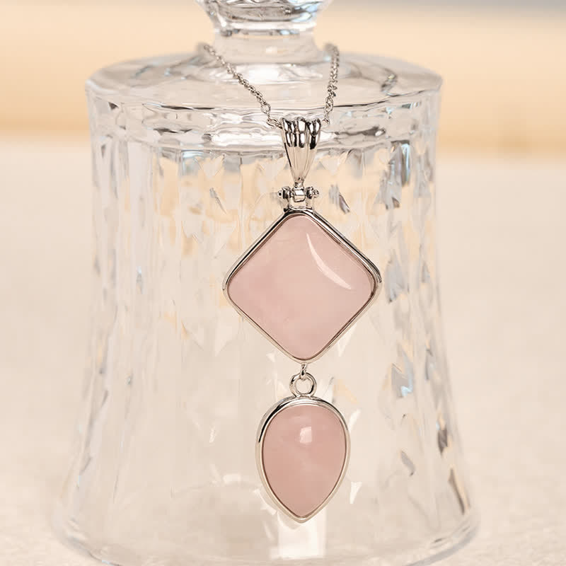Buddha Stones Natuurstenen opaal dubbele hanger rustgevende Ketting - image 2