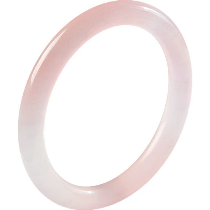 Buddha Stones Roze kristallen Bangle-armband met liefdes- en warmtemotief - image 11