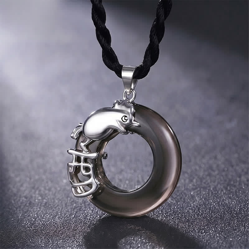 Buddha Stones Chinese dierenriem vredesgesp gelukshanger Ketting - Haan - image 15