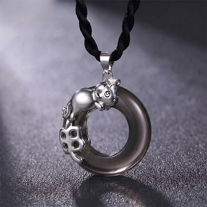 Buddha Stones Chinese dierenriem vredesgesp gelukshanger Ketting - Aap - image 14