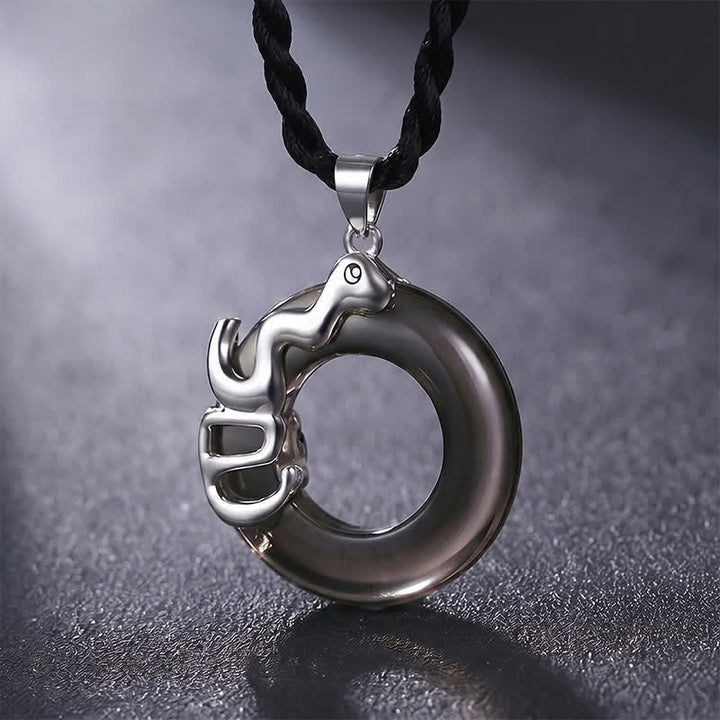 Buddha Stones Chinese dierenriem vredesgesp gelukshanger Ketting - Slang - image 11