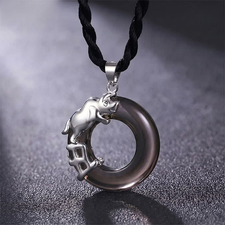Buddha Stones Chinese dierenriem vredesgesp gelukshanger Ketting - Os - image 4