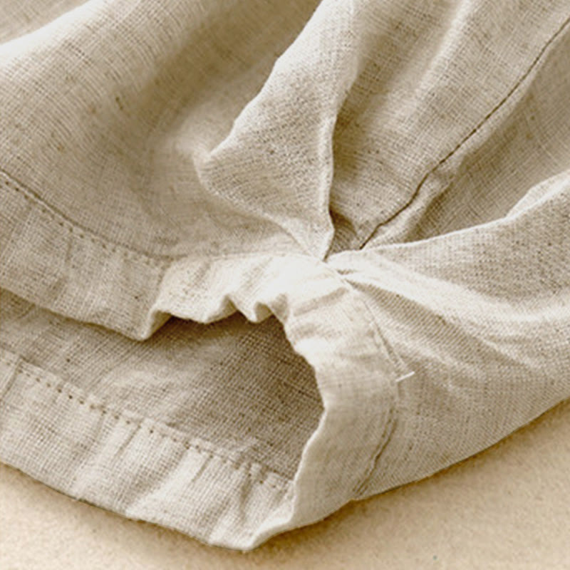 Buddha Stones Zomerse dames capri broek met elastische Taille , Cropped en Zakken. - image 8