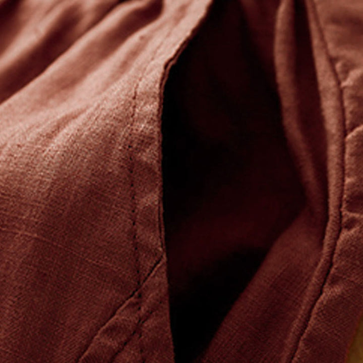 Buddha Stones Casual effen Cropped broek voor dames, harembroek met Zakken - image 18