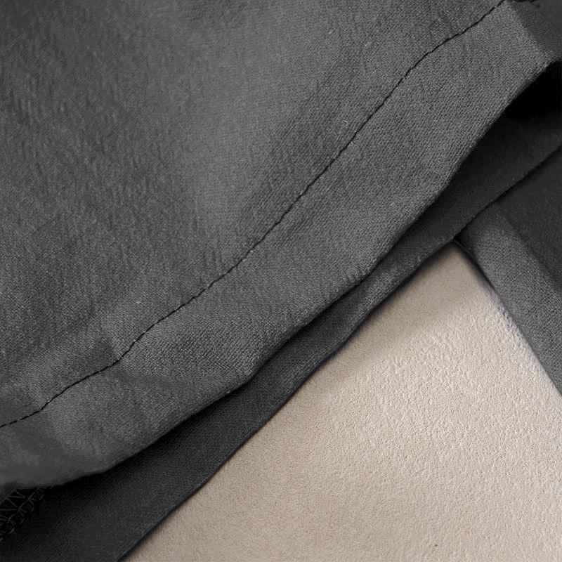 Buddha Stones Damesbroek van 100% Cotton met elastische Taille en Zakken , met een hemels zon- en maanpatroon. - image 2