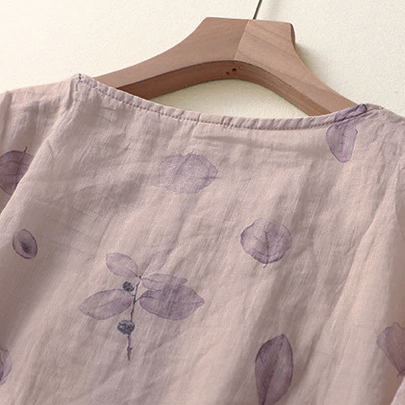 Buddha Stones Damesblouse met driekwartmouwen en geborduurd Mouwlengte - image 4