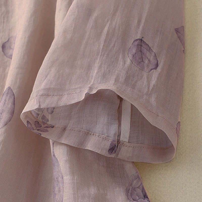 Buddha Stones Damesblouse met driekwartmouwen en geborduurd Mouwlengte - image 8