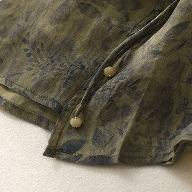 Buddha Stones Damesblouse met driekwartmouwen en geborduurd Mouwlengte - image 18