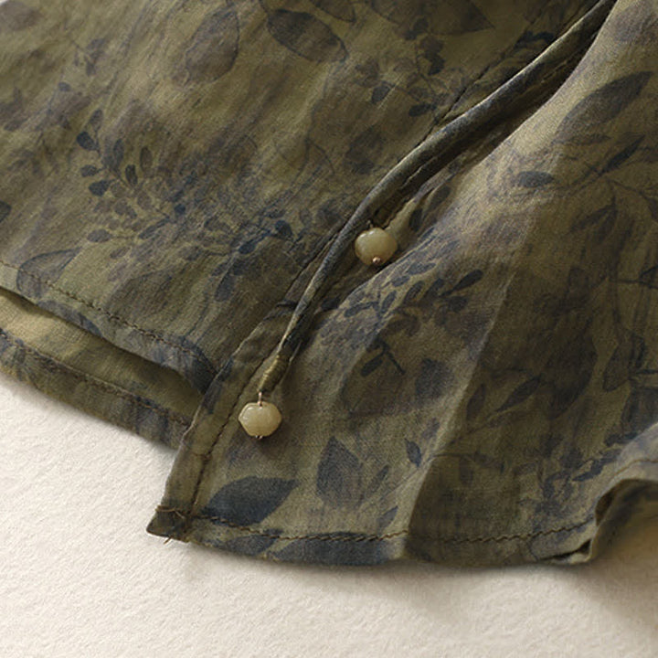 Buddha Stones Damesblouse met driekwartmouwen en geborduurd Mouwlengte - image 18