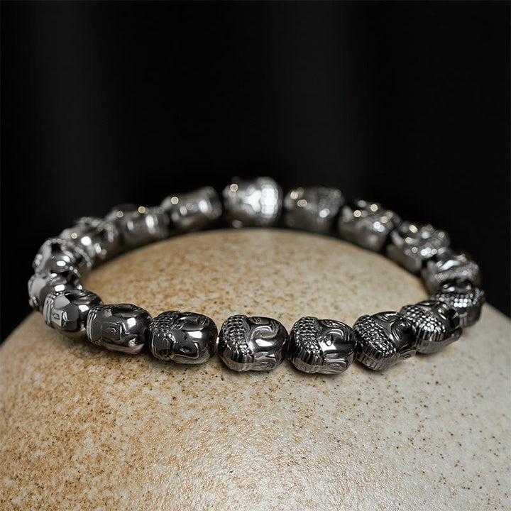 Buddha Stones Hematiet Boeddha Focus Armband - image 4