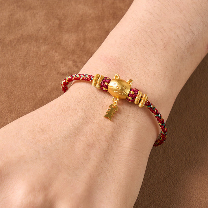 Buddha Stones Koperkleurige meervalvormige Armband - image 5