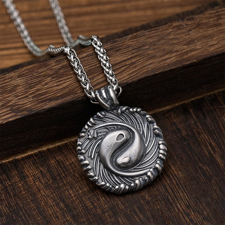 Buddha Stones Ronde Ketting met koperen Yin Yang koi-vis balansketting - Koper (Harmonisch ♥ Aarding) - image 0