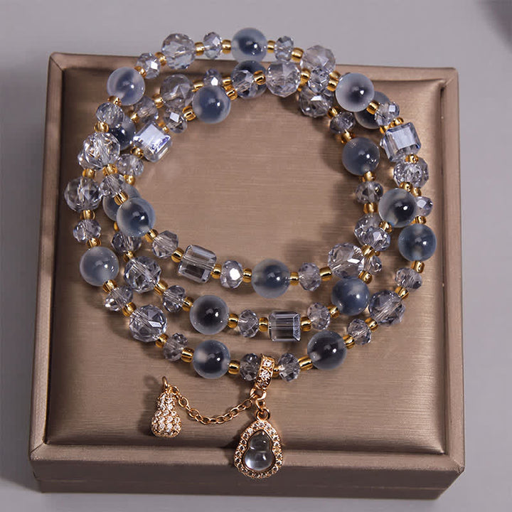 Buddha Stones Snoepkleurige agaat pompoen bedeltje drievoudige Armband Harmonie - image 4