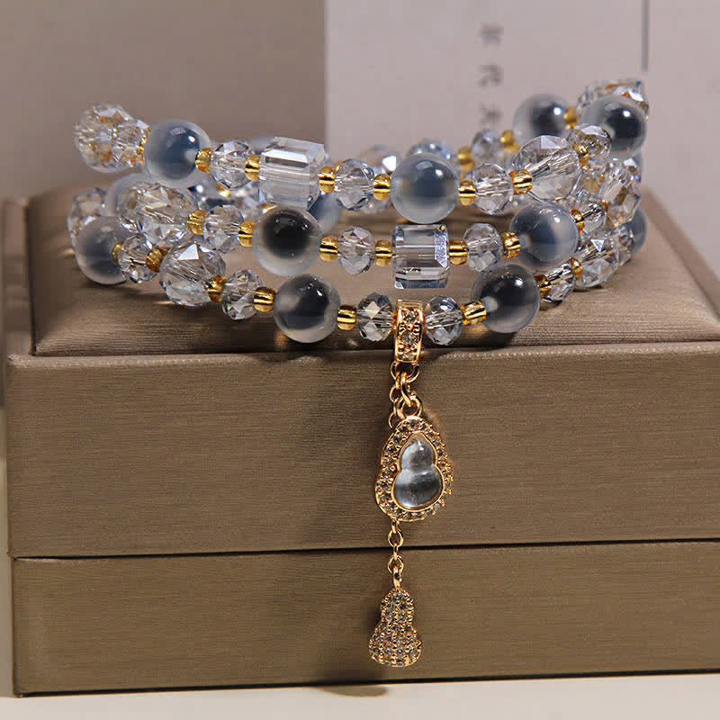 Buddha Stones Snoepkleurige agaat pompoen bedeltje drievoudige Armband Harmonie - image 2