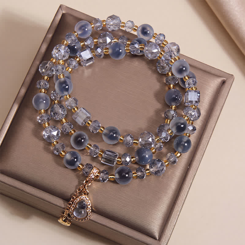 Buddha Stones Snoepkleurige agaat pompoen bedeltje drievoudige Armband Harmonie - image 7