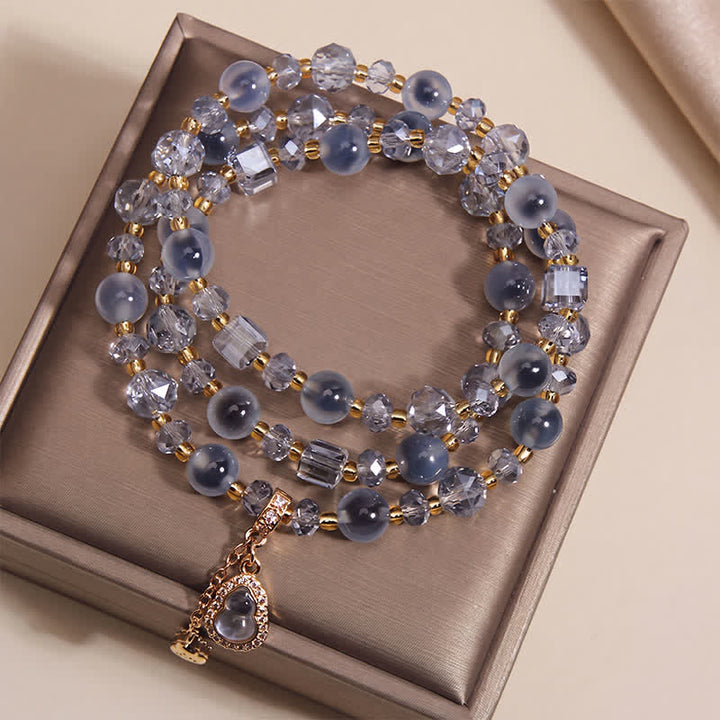 Buddha Stones Snoepkleurige agaat pompoen bedeltje drievoudige Armband Harmonie - image 7