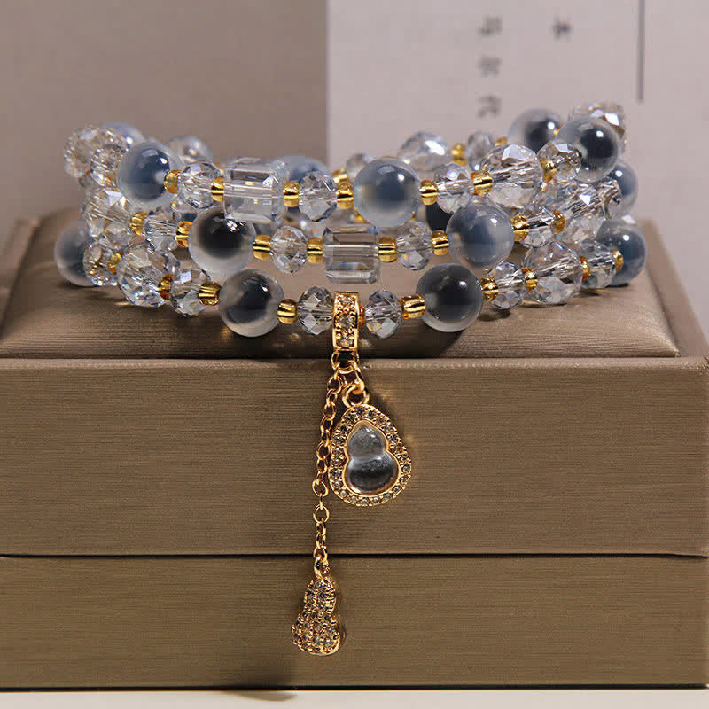 Buddha Stones Snoepkleurige agaat pompoen bedeltje drievoudige Armband Harmonie - Candy Agate (Hoop ♥ Balans) - image 0