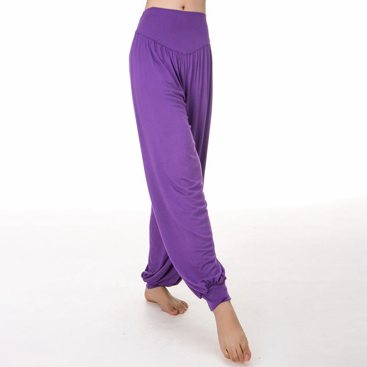 Buddha Stones Effen, losse modal yoga- en dansharembroek - Middelgrote orchidee - US12, UK/AU16, EU44 (3XL) - image 23