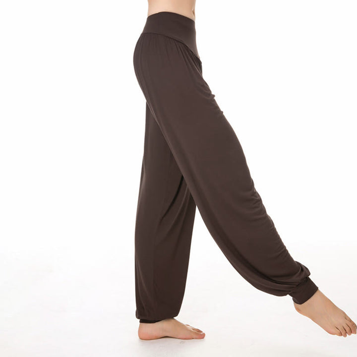 Buddha Stones Effen, losse modal yoga- en dansharembroek - image 20