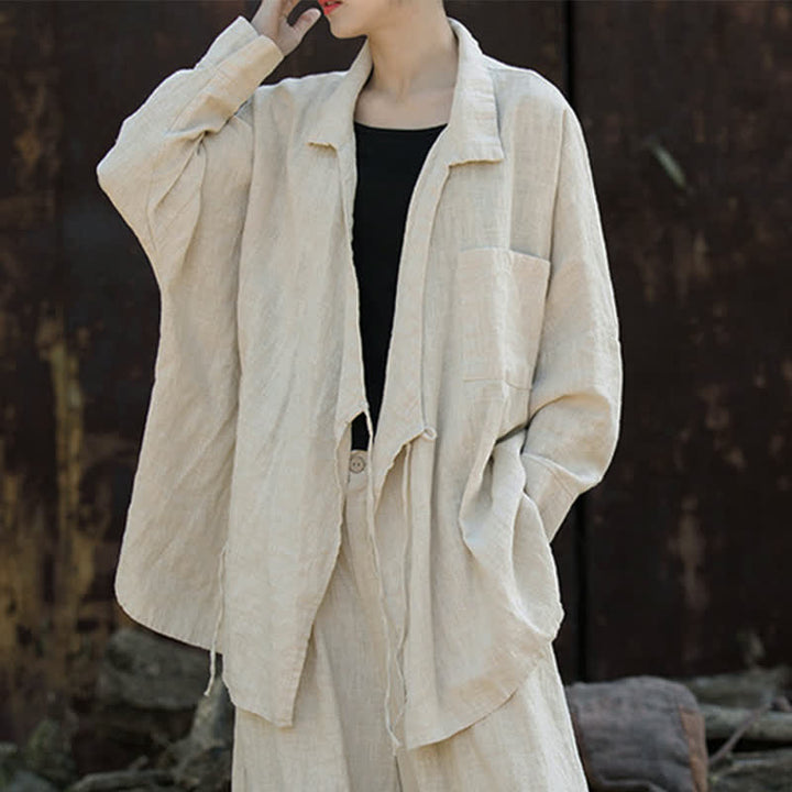 Buddha Stones Meditate Ramie katoenen kleding - image 11