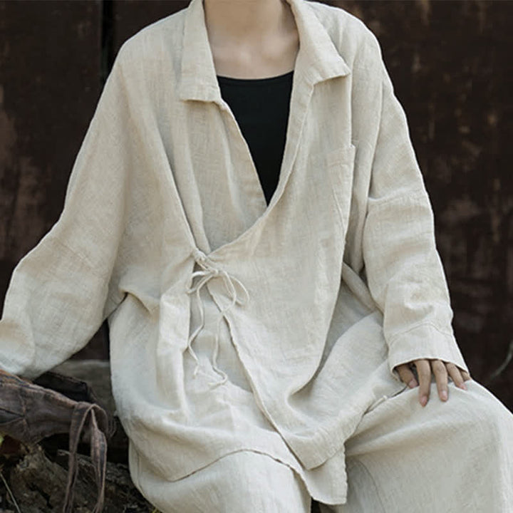 Buddha Stones Meditate Ramie katoenen kleding - image 4