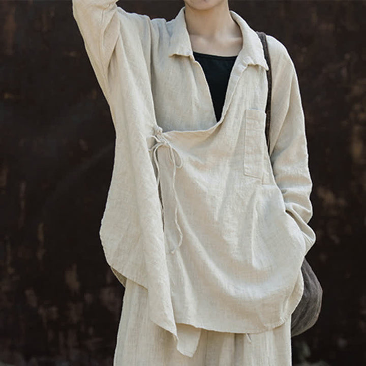 Buddha Stones Meditate Ramie katoenen kleding - image 10