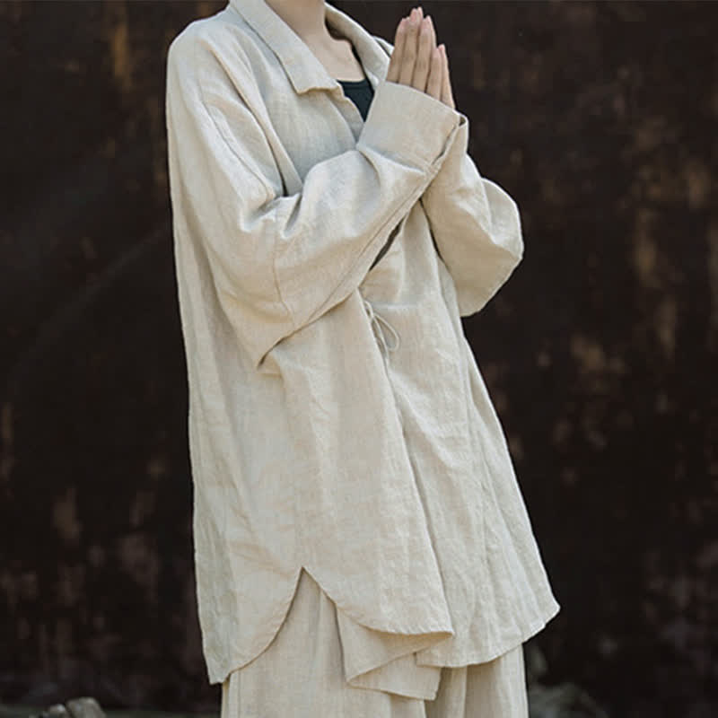 Buddha Stones Meditate Ramie katoenen kleding - image 6