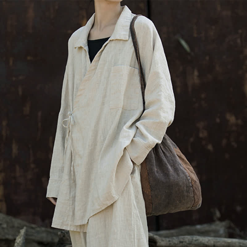 Buddha Stones Meditate Ramie katoenen kleding - image 13