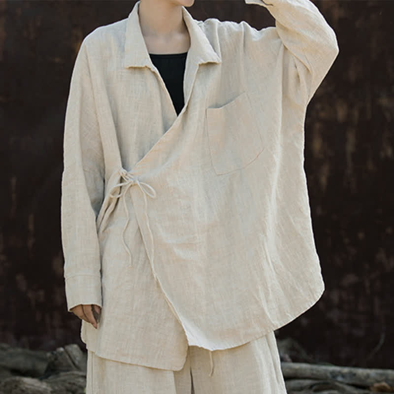 Buddha Stones Meditate Ramie katoenen kleding - image 12