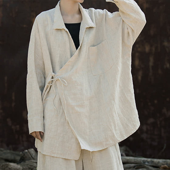 Buddha Stones Meditate Ramie katoenen kleding - image 12
