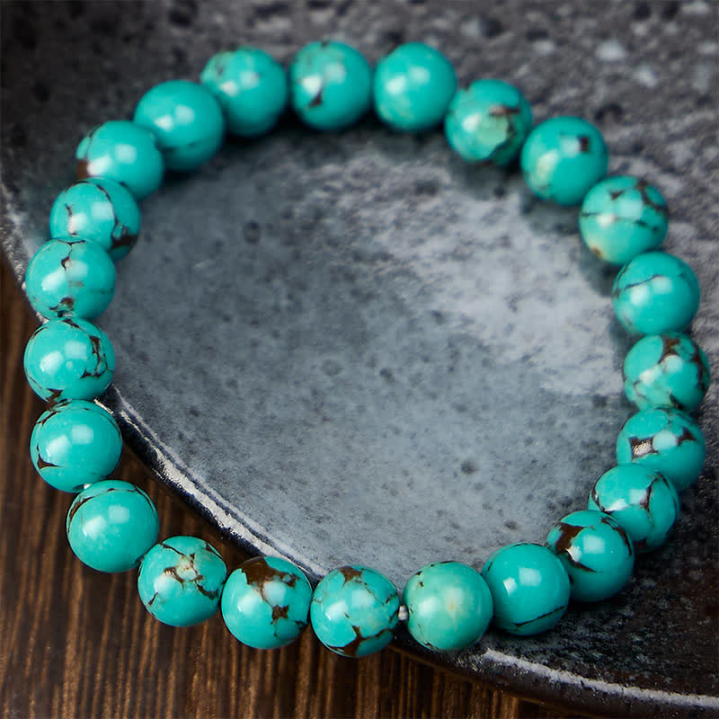 Buddha Stones Beschermende Armband met turkooizen kralen - image 1