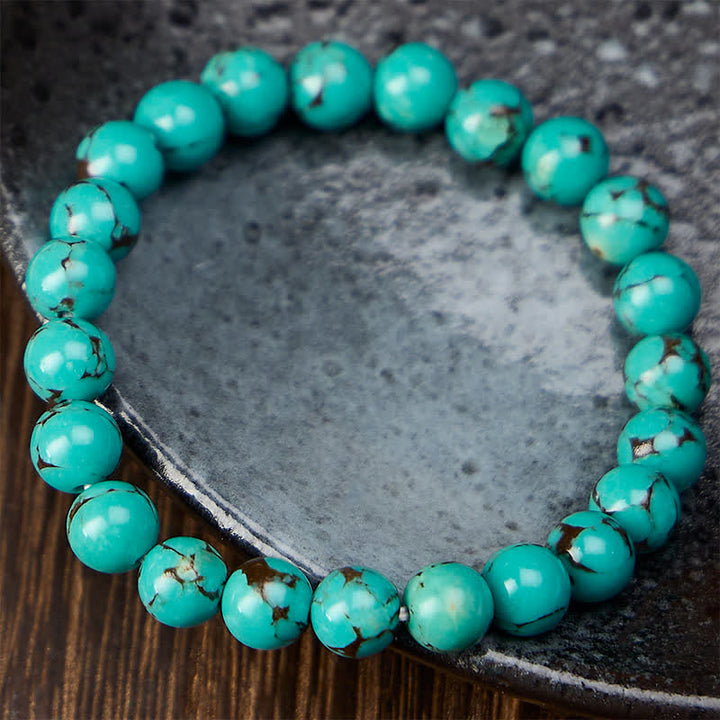 Buddha Stones Beschermende Armband met turkooizen kralen - image 1