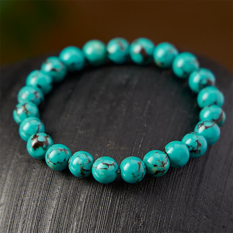 Buddha Stones Beschermende Armband met turkooizen kralen - image 2