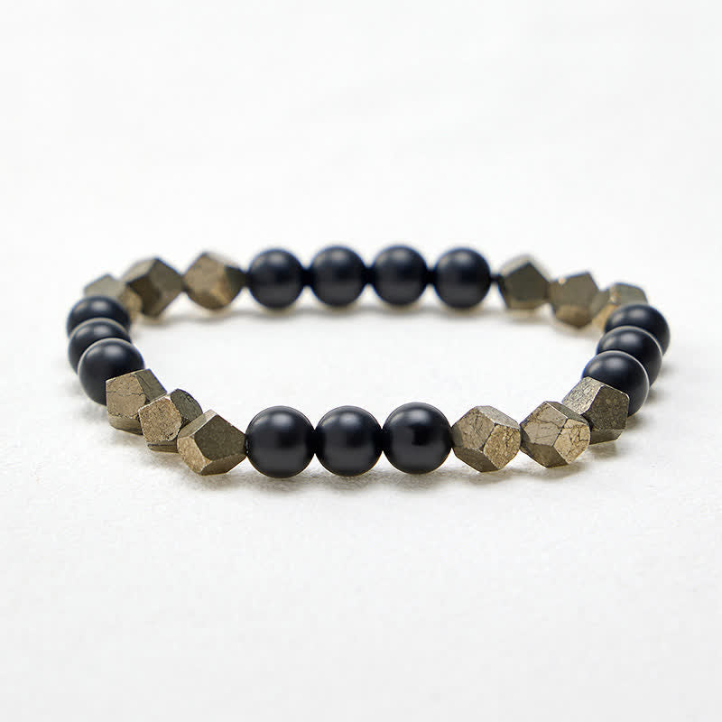 Buddha Stones Pyriet Wealth gefacetteerde kralen vintage Armband - image 4