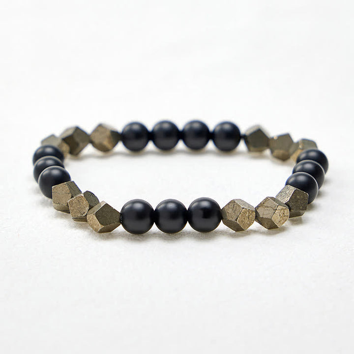 Buddha Stones Pyriet Wealth gefacetteerde kralen vintage Armband - image 4
