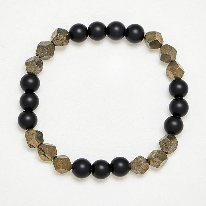 Buddha Stones Pyriet Wealth gefacetteerde kralen vintage Armband - image 3